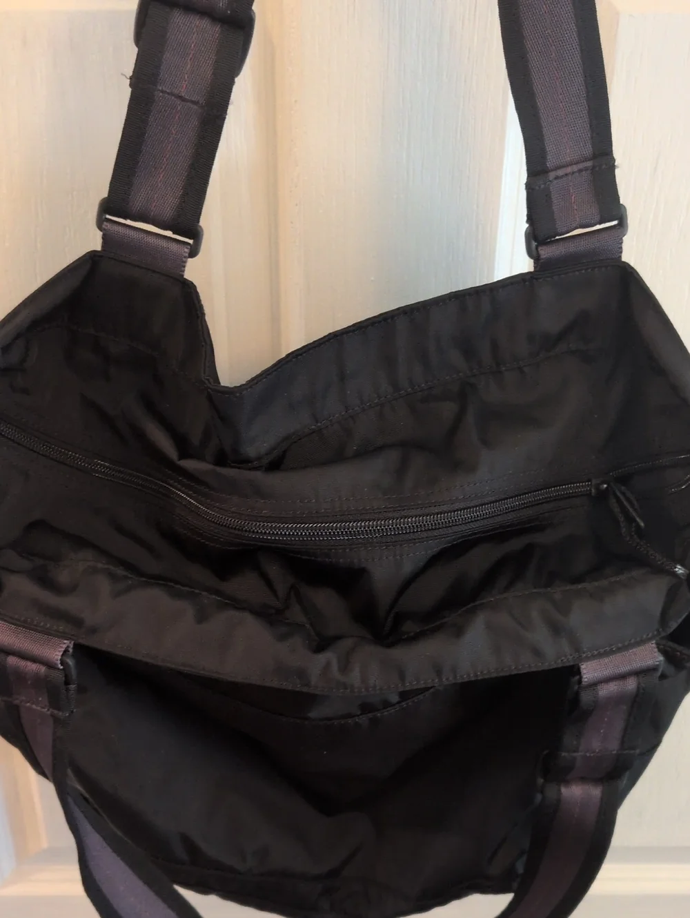 Eddie Bauer Black Nylon Everyday Tote Unisex
